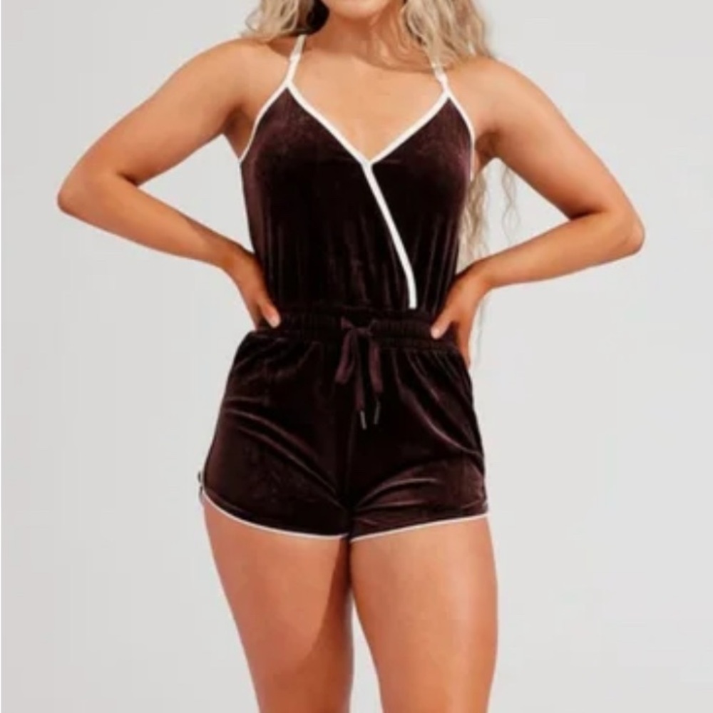 Velvet Brown Women's BuffBunny Romper